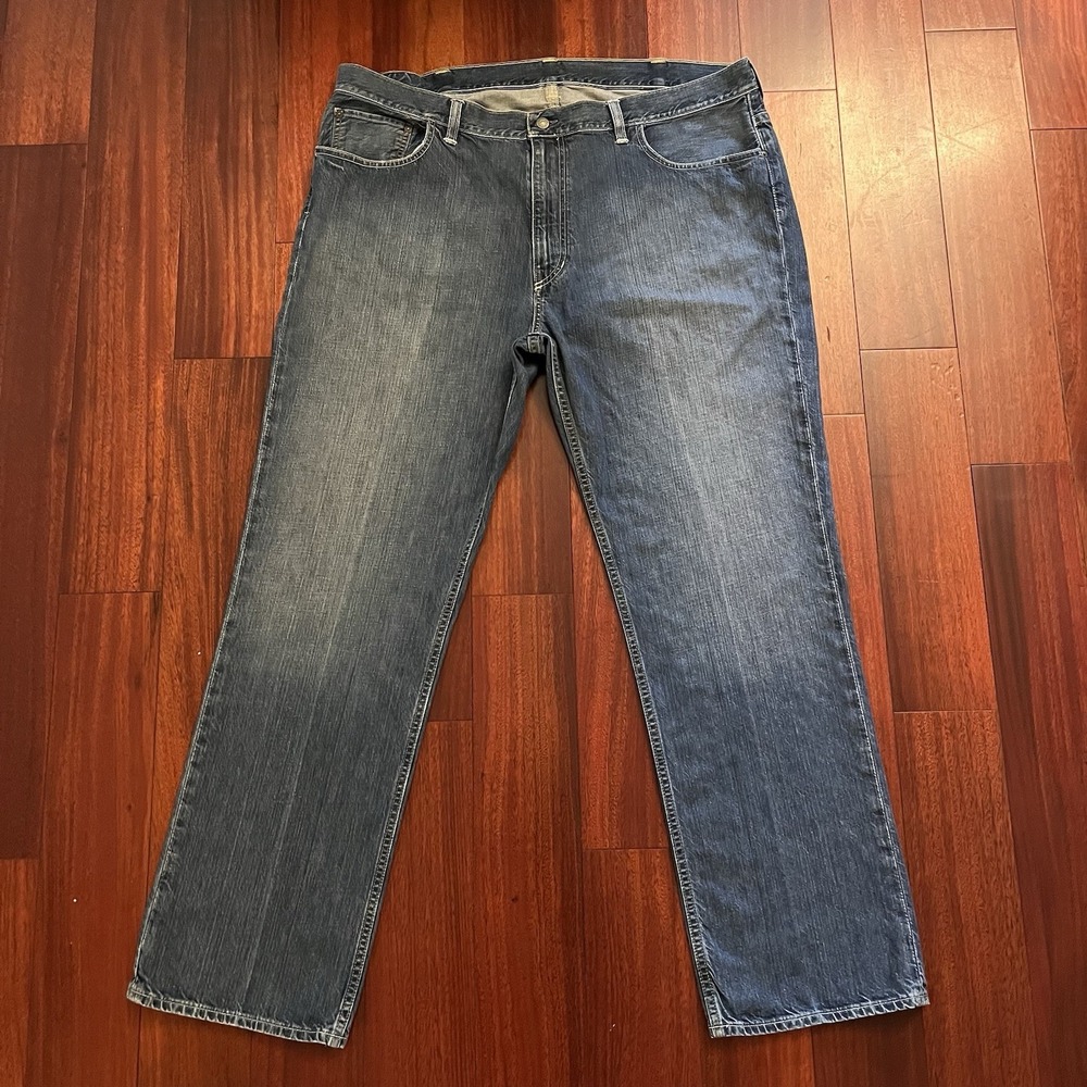 Polo Ralph Lauren Jeans Men 44x34 Big & Tall Blue 867 Classic Fir Workwear Denim